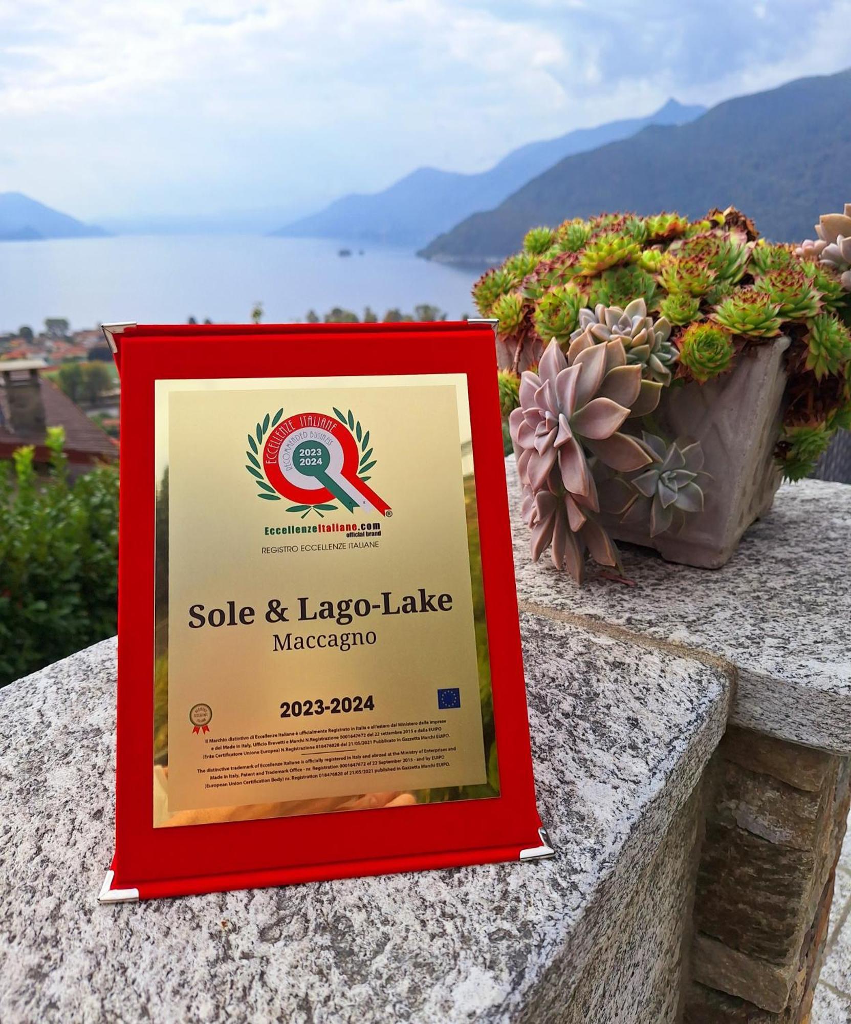 Sole & Lago-Lake Maccagno Exteriér fotografie
